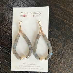 Ivy & Arrow Bead Drop Earrings